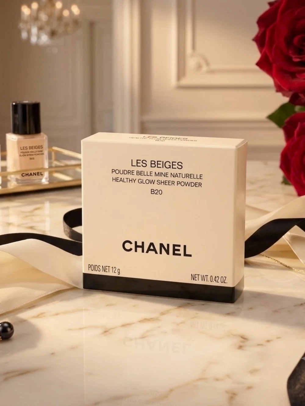 NEW ~ CHANEL LES BEIGES Healthy Glow Sheer Powder~ B20